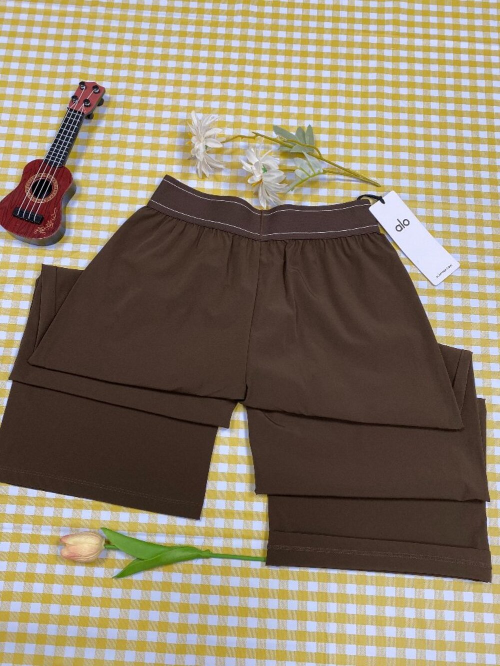 ALO Yoga NWT☕Espresso Brown Suit Up Trouser 30" Inseam - Picture 4 of 9